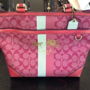 Pink Coach Purse